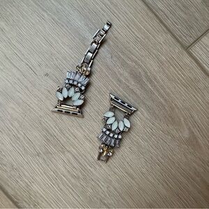 COPPER ROBIN Gatsby Antique Silver Apple Watch Band